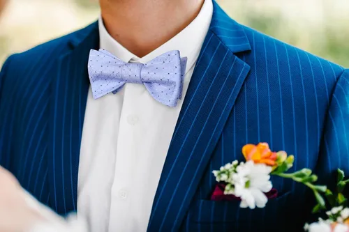 Vista 120 de HISDERN Pajaritas para hombre, diseño de lunares, corbatín y bolsillo cuadrado, clásico, esmoquin de negocios, boda, pajaritas, pañuelo