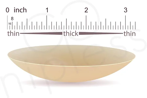 Vista 5 de Pétalos de pezón adhesivos para pezones perfectos para uso diario fundas adhesivas para pezones para mujeres (caja de oro amarillo)
