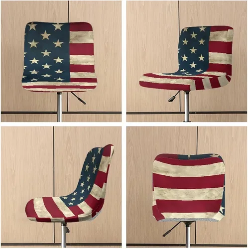 Vista 229 de American Eagle - Juego de 2 fundas para taburetes de bar para sillas de comedor, impermeables, antideslizantes, tamaño universal