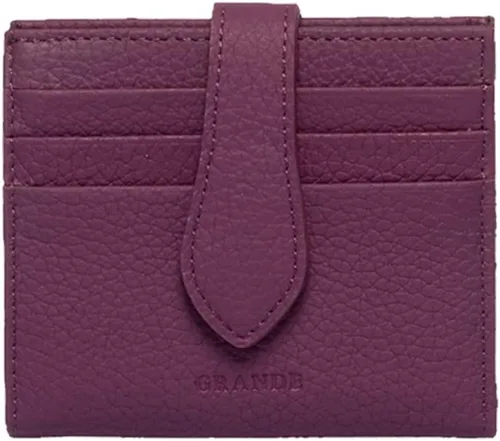 Vista 90 de Grande -3803 Cartera unisex, Azul (Iced Blue), Cartera delgada de cuero con cierre a presión pequeño