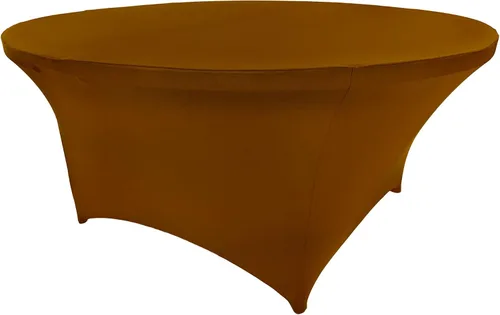 Vista 79 de Mantel de cóctel de elastano redondo de 24 pulgadas x 30 pulgadas de alto, color negro