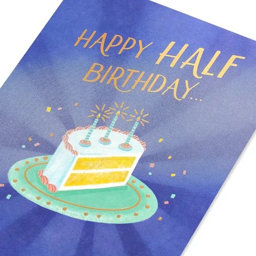 Vista 5 de American Greetings Tarjeta de medio cumpleaños (A Whole Lot)