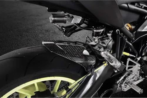 Vista 5 de Guardabarros trasero de fibra de carbono MOS compatible con Yamaha MT-09 2014-2020