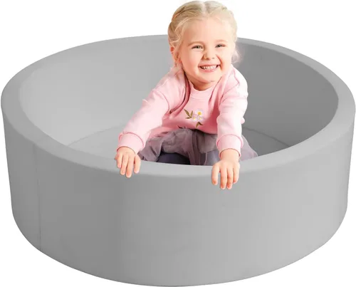Vista 12 de Pote de bolas de espuma, 36 x 12 pulgadas, para interiores y exteriores, bola redonda suave, juguete de regalo ideal para niños, pozo de bolas suave