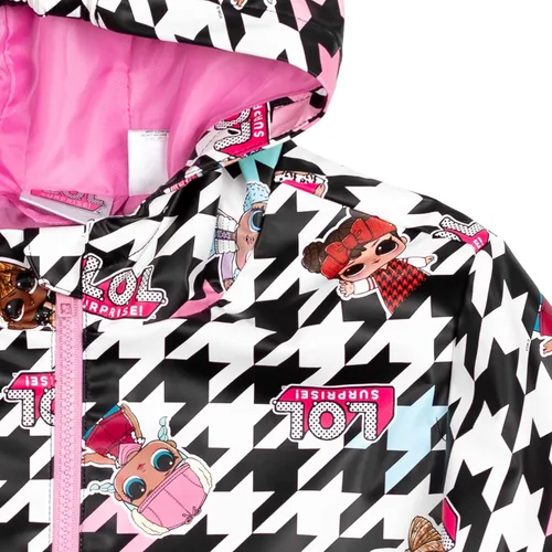 Vista 4 de L.O.L. Surprise! Coconut Q.T. Dawn Surfer Babe - Chaqueta impermeable con cremallera