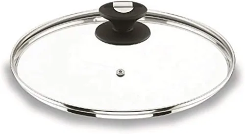 Vista 4 de Lacor -71914-TAPA DE CRISTAL con Orificio VAPOR 14 CM