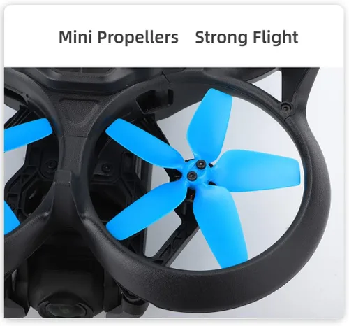 Vista 5 de 4 hélices Avata Drone 2925S de liberación rápida compatibles con DJI Avata Quadcopter Azul