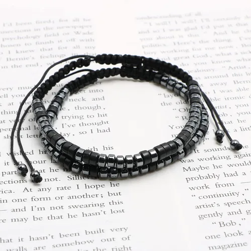 Vista 5 de JoycuFF Regalos inspiradores para mejores amigos, pulsera con código morse para mujer, joyería única para mamá, papá, hija, hijo, hermana, tía