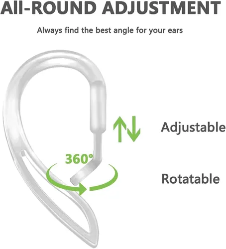Vista 2 de Ganchos para los oídos compatibles con AirPods Pro de 2ª generación/1ª generación [multidimensional ajustable], accesorios compatibles con Apple