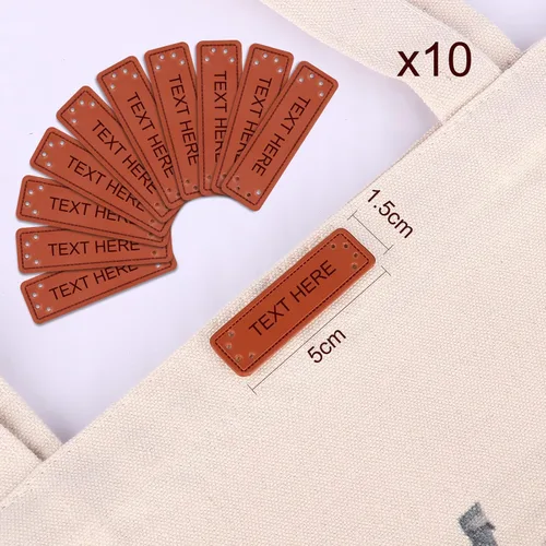 Vista 4 de Etiquetas de ropa personalizadas,Etiquetas de cuero personalizadas,Etiquetas de punto con nombre personalizado,Etiquetas de cuero personalizadas