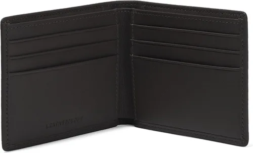 Vista 5 de Leatherology Cartera Bifold Delgada para Hombres – Cartera Delgada de Bolsillo Frontal con 6 Ranuras para Tarjetas, Compartimento para Billetes y 2
