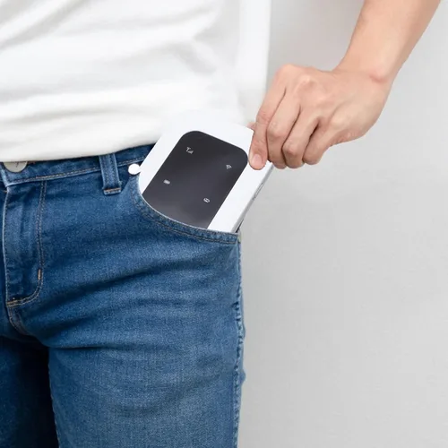 Vista 6 de LICAEVEY Enrutador portátil 4G LTE, punto de acceso WiFi móvil de 300 Mbps con ranura para tarjeta SIM, enrutador de viaje alimentado por USB C