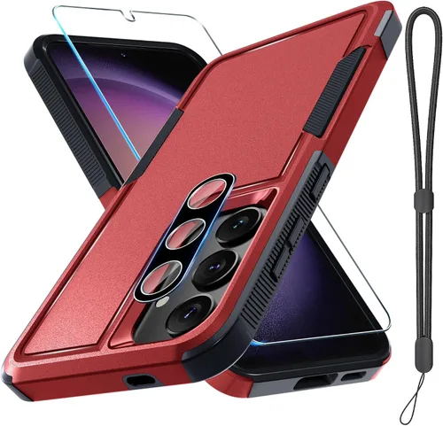 Vista 10 de Funda para Samsung Galaxy S24 FE, Cuerpo Completo Resistente de Servicio Pesado Robusta a Prueba de Golpes Funda Protectora para Teléfono con Correa