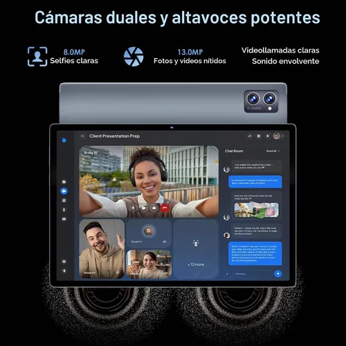 Vista 5 de Tableta 2026 con Android 15 de 10 pulgadas con teclado de 30 GB de RAM + 128 GB de ROM (expansión de 1 TB), pantalla IPS, procesador octa-core