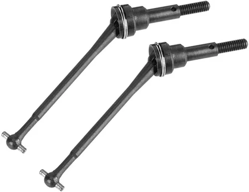 Vista 6 de Eje de transmisión de automóvil a control remoto, eje de transmisión frontal de metal para modelos a escala 1/12, juego de 2 piezas para aficionados