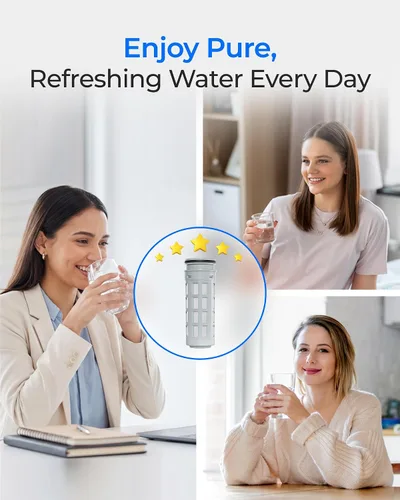 Vista 9 de Waterdrop Repuesto para filtro de agua Brita® Stream Pitcher, jarras y dispensadores de filtro Brita® OB05, filtros de vertido, filtros mejorados