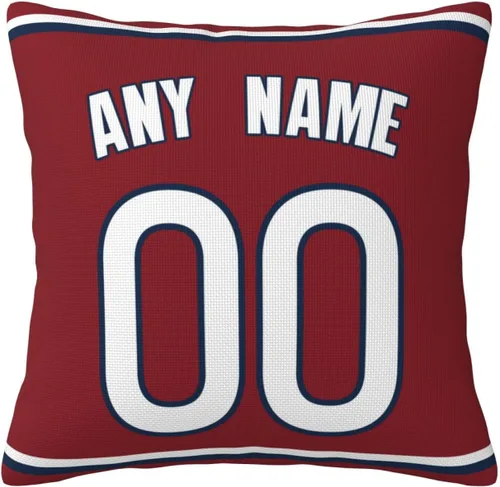 Vista 23 de Funda de almohada personalizada: Funda de almohada personalizada con cualquier nombre y número, regalo personalizado para fanáticos