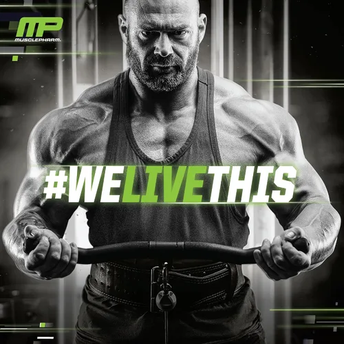 Vista 9 de MusclePharm Combat Protein Powder, sabor crema de plátano, alimenta los músculos para entrenamientos productivos, 5 fuentes de proteína incluyendo