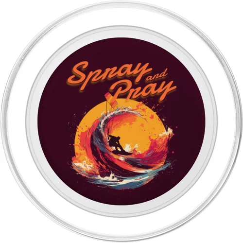 Vista 2 de Kitesurfer Kiteboard Kitesurfing Kite-Surf funny Kitesurf PopSockets MagSafe PopGrip for iPhone
