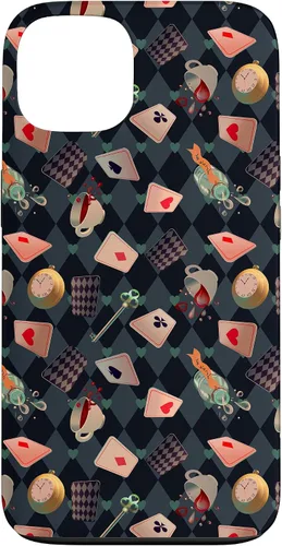 Vista 7 de Funda de regalo para iPhone 16 con diseño de cuento de hadas de Alicia en el país de las maravillas