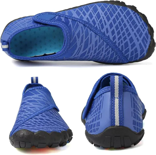 Vista 2 de Zapatos acuáticos para niños y niñas, suela ligera y cómoda, fácil de caminar, calzado acuático y deportivo antideslizante