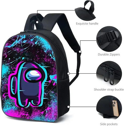 Vista 3 de Mobyat Mochila ligera resistente al agua, casual, bolsa de viaje de negocios para hombres y mujeres, 16 pulgadas, Color2