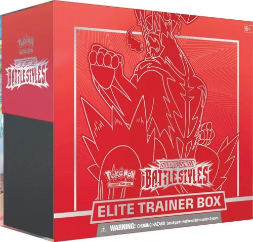 Vista 2 de Pokemon TCG: Espada y Escudo - Battle Styles Elite Trainer Box - Rojo