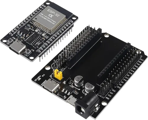 Vista 2 de 3Set ESP32 ESP-32S WiFi Placa de desarrollo NodeMCU-32S Microcontrolador Procesador integrado con ESP32 Placa de desarrollo Placa de ruptura GPIO