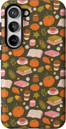 Vista 350 de Casely Funda para Galaxy S9 Postura de cadáver Yoga de esqueleto Diseño protector delgado esencial de doble capa