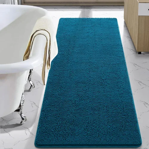 Vista 51 de LOCHAS - Alfombra de baño de lujo lanuda de 24 x 17 pulgadas, color beige