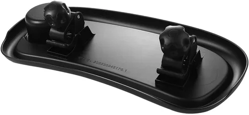 Vista 4 de Leadigol Bandeja de aperitivos para cochecito con soporte para tazas, mesa de cena para cochecitos de bebé, práctica bandeja para cochecito