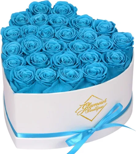 Vista 17 de GLAMOUR BOUTIQUE Rosas preservadas en una caja, regalos para ella, esposa y mamá, decoración de flores de rosas para regalo de cumpleaños, ramo