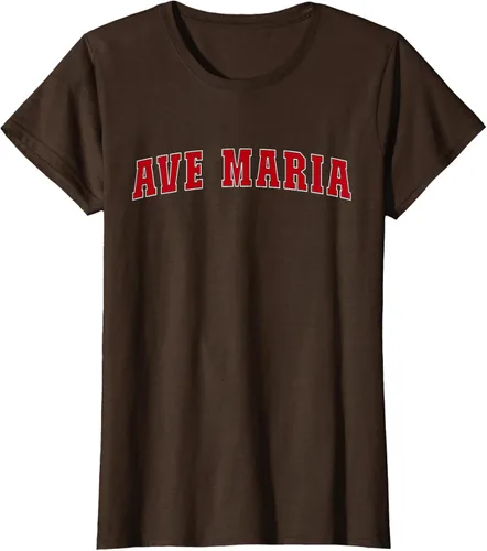 Vista 18 de Ave Maria FL Florida - Camiseta, Negro