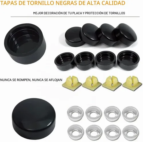 Vista 4 de Tornillos antirrobo para matrícula, pernos antirrobo para marco de matrícula, sujetadores resistentes a manipulaciones, tornillos de matrícula