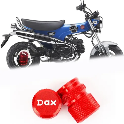 Vista 20 de Suitable for DAX125 ST125 dax125 st125 2026 2025 Motorcycle Modification Wheel and tire Valve caps (Black,ST125)