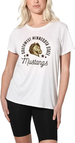 Vista 350 de Colección oficial de camisetas sueltas para mujer, color blanco