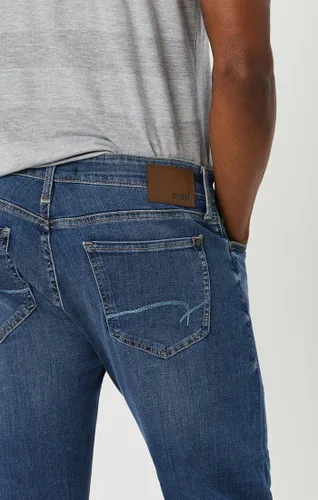 Vista 6 de Mavi Jake - Jeans ajustados de tiro regular para hombre, mid foggy williamsburg