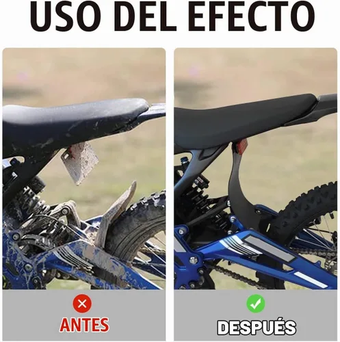 Vista 3 de Protector de parachoques más largo, guardabarros de absorción de impactos mejorado, protector de cubierta contra el polvo para el guardabarros