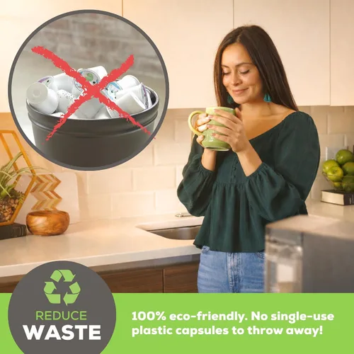 Vista 4 de Universal EZ-Cup Caspule de café reutilizable de Perfect Pod – Para uso con cafeteras de una sola porción de 1 corriente o multiflujo Refillable
