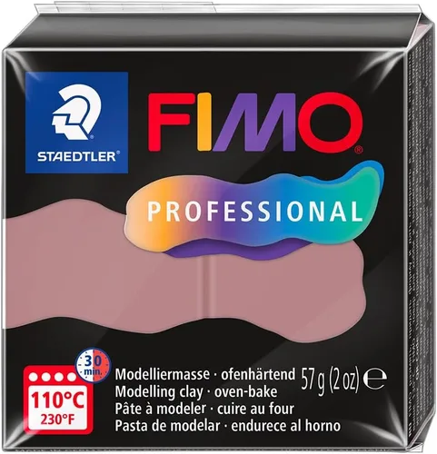 Vista 18 de STAEDTLER Arcilla de modelado de polímero FIMO Professional - Arcilla para hornear al horno - Negro, 2.01 oz - 1 bloque, 8040-9
