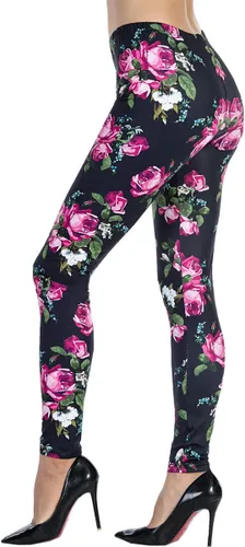 Vista 18 de Ndoobiy pantalones de yoga para mujer, pantalones de entrenamiento básicos, leggings impresos, leggings suaves y mantecosos Un juego