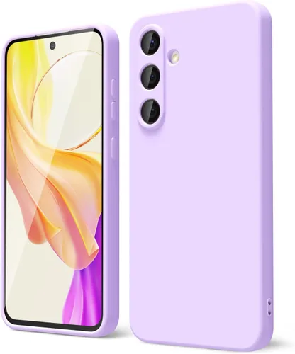 Vista 100 de oakxco Funda para teléfono Samsung Galaxy S8 de silicona líquida, delgada y fina de gel de goma suave TPU cubierta protectora simple llana
