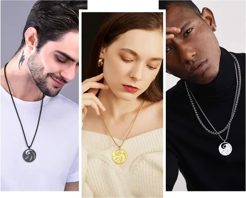Vista 6 de U7 Collar para madre con grabado personalizado con nombre 234567 collar con piedra natal para mujeres y niñas, colgante para mamá, abuela, esposa