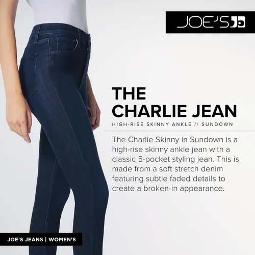 Vista 3 de Joe's Jeans The Charlie Tobillo recubierto