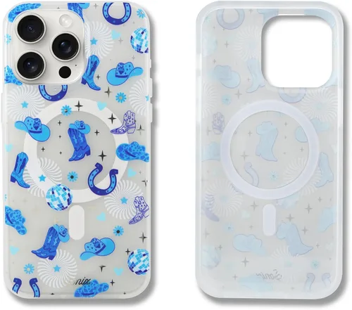 Vista 89 de Sonix x Barbie Funda para iPhone 15 Pro Compatible con MagSafe Probada para caídas de 10 pies Golden Hour