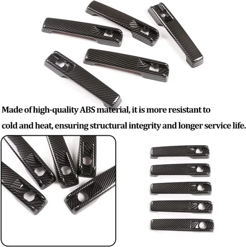 Vista 5 de Car Styling ABS Auto Exterior Puerta Manija Cubierta Trim Accesorios para Mercedes Benz Clase G W463 W464 G65 G55 G63 G500 G550 G350