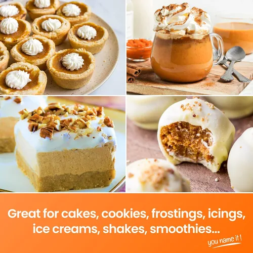 Vista 6 de LorAnn Pumpkin Spice Bakery Emulsion - Emulsión de panadería de especias de calabaza, botella de 4 onzas