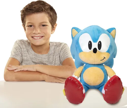 Vista 5 de JAKKS Pacific Sonic The Hedgehog Sonic Jumbo - Peluche de 18 pulgadas de alto
