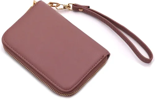 Vista 2 de LOVESOME Cartera pequeña con cremallera alrededor de la muñeca para mujer