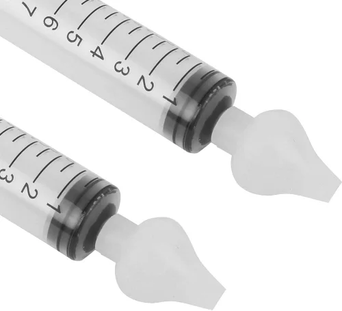 Vista 9 de Aspirador nasal para bebé, 2 cajas de jeringas profesionales para irrigador nasal para bebés, limpiador de nariz infantil, dispositivo de enjuague
